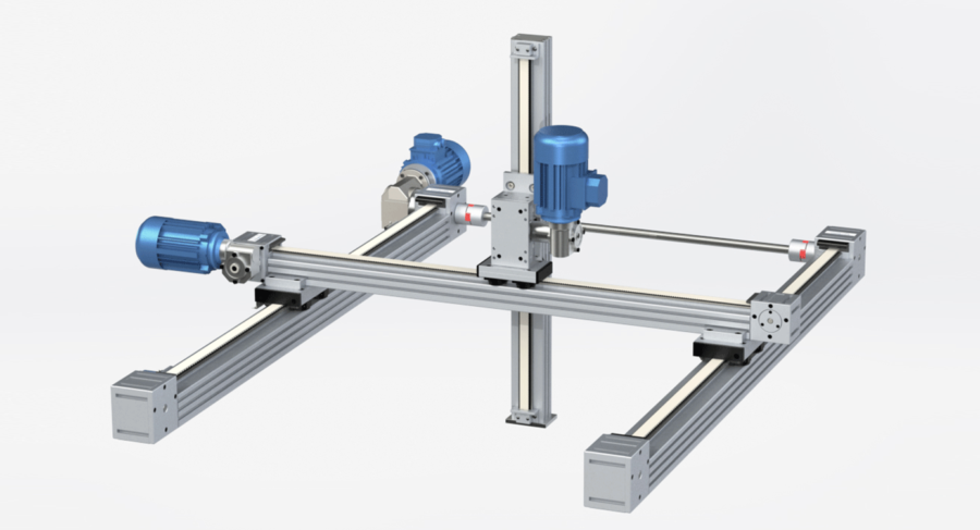 Линейное оборудование. Линейный позиционер трехкоординатный. Позиционер для линейного перемещения. Направляющая манипулятора. Привод для портала трехкоординатного станка.